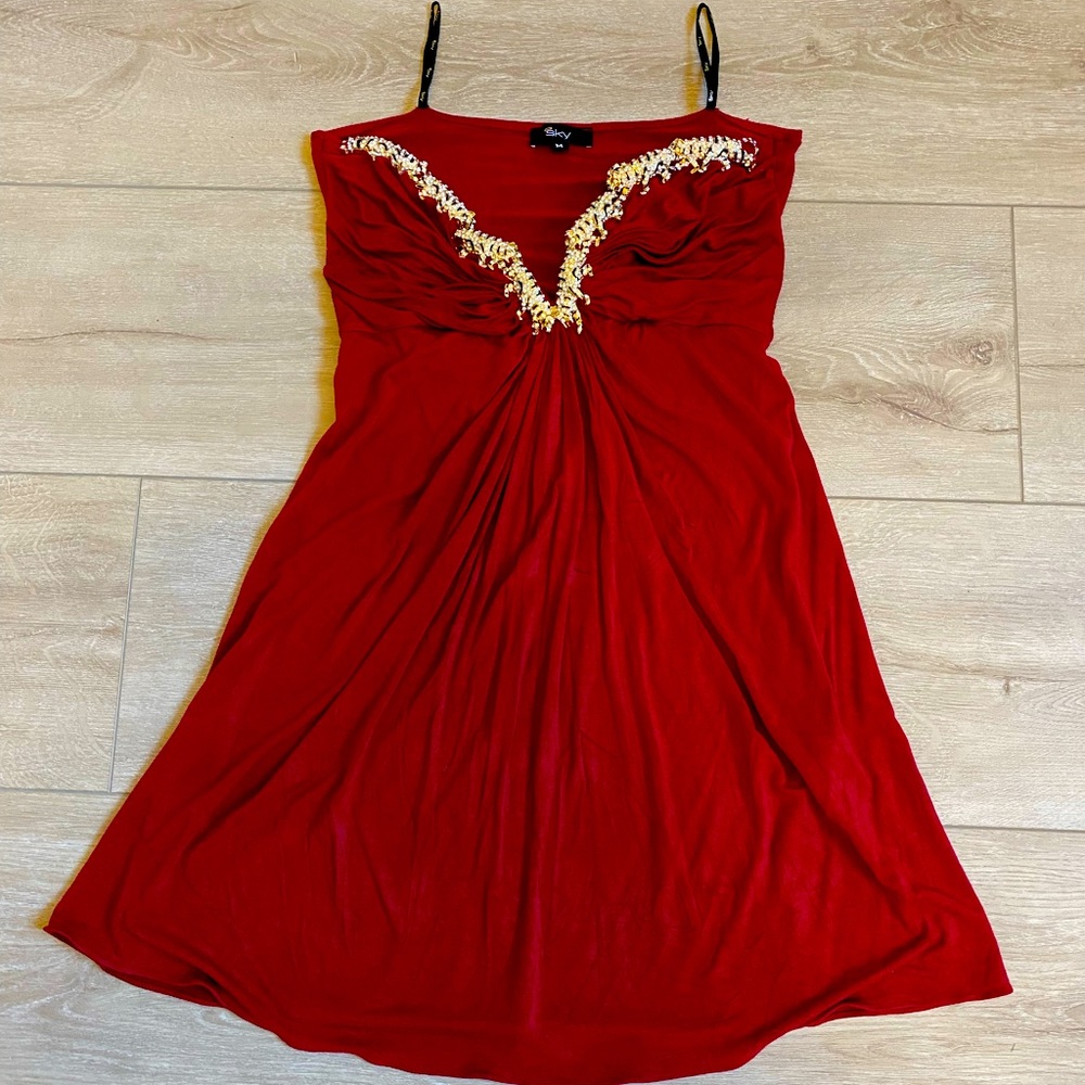 Sky mini dress